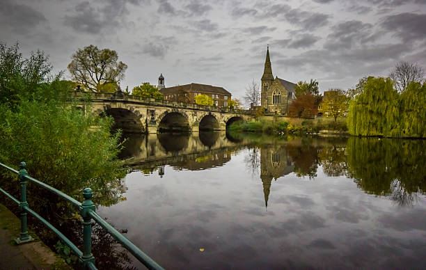 istock river Severn in Shrewsbury. 494971634