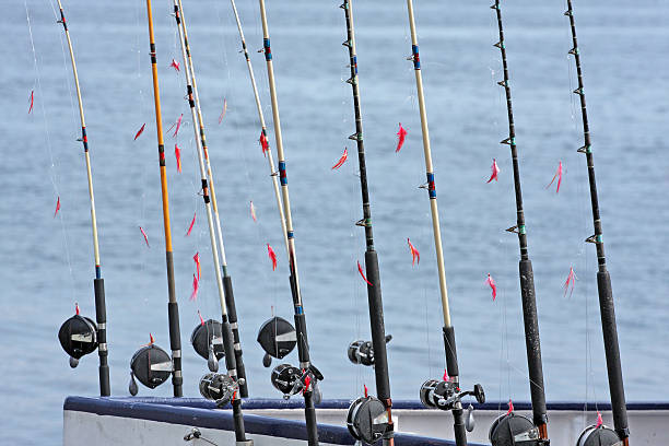 istock Fishing Rods And Tackle  On A Charter Boats Stern 494972540