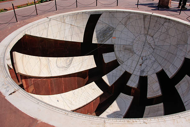 istock Sundial at Astronomical Observatory Jantar Mantar in Jaipur, Ind 494977100