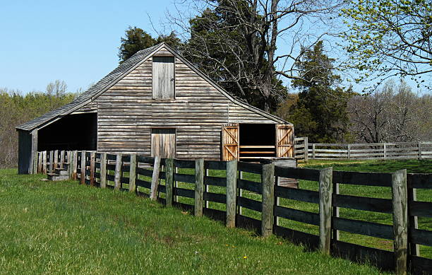 istock Historic Barn and Fence Row 494978005