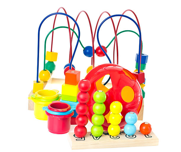 istock Children's toys isolated on white background 494978217