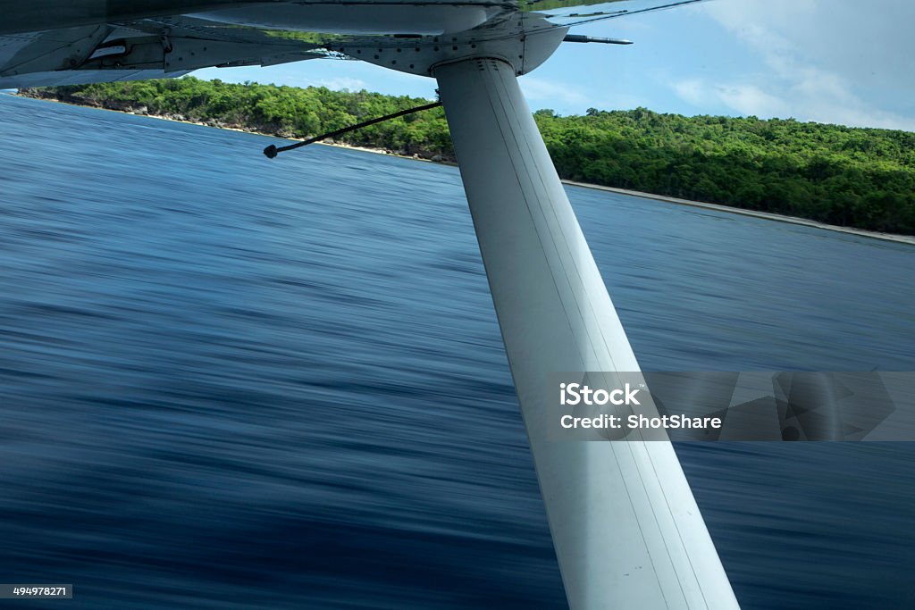 Plane landing on water Activity Stock Photo