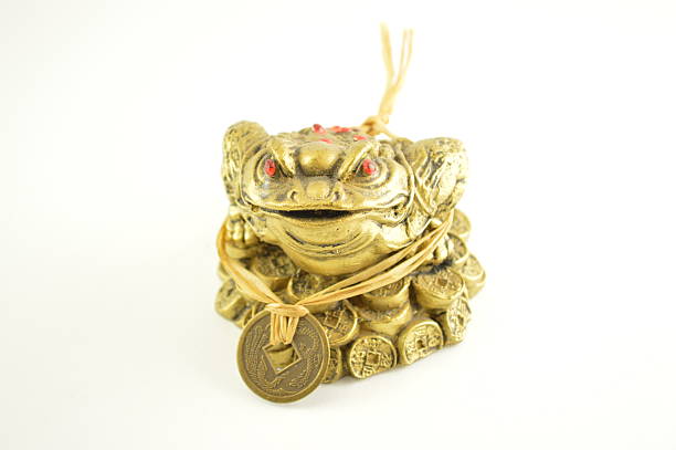 istock Chinese Feng Shui lucky money toad for riches 494978283
