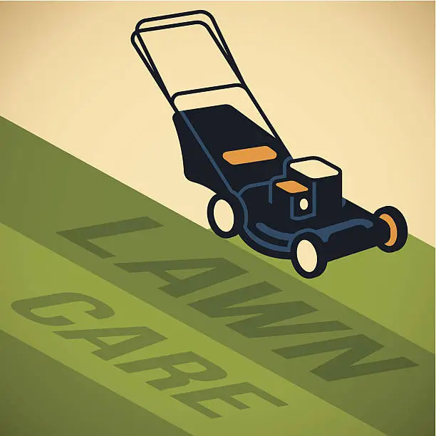 Vector illustration of Lawn Care