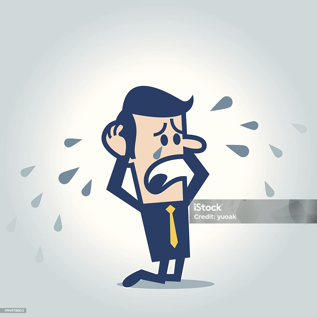 Men Crying Graphics Crying Man Stock Illustration - Download Image Now - Crying, Teardrop ...