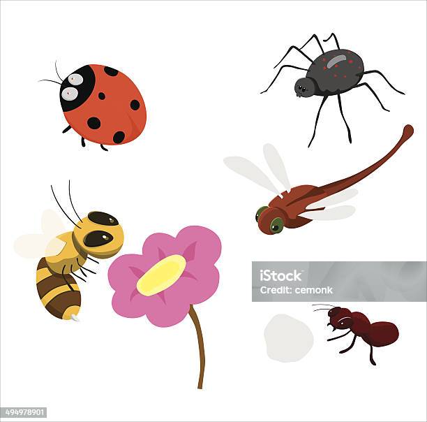 Vector Insect Comic Insect Vector Stock Illustration - Download Image Now - Ant, Cartoon ...