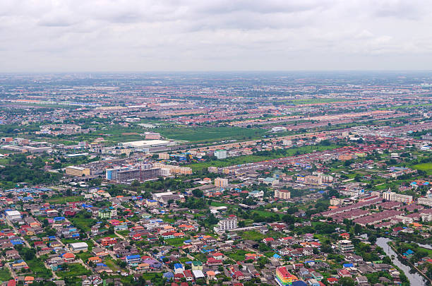 istock aerial view over the private houses 494979335