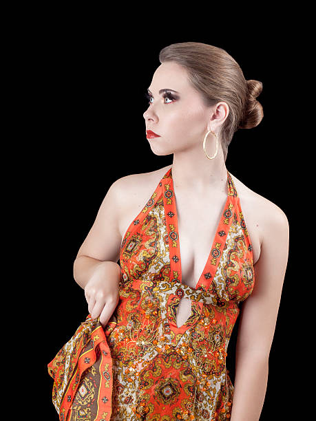 istock Young woman in orange 494980323