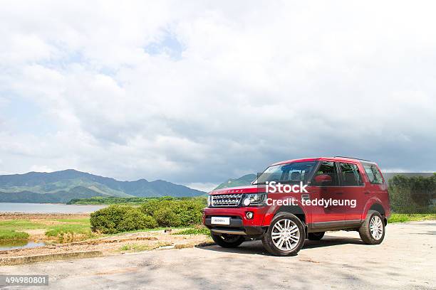 Land Rover Discovery 4 Test Drive On May 13 2014 Stock Photo - Download Image Now - Land Rover, Car, Discovery