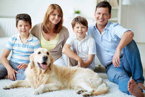 istock Family with dog 494981661