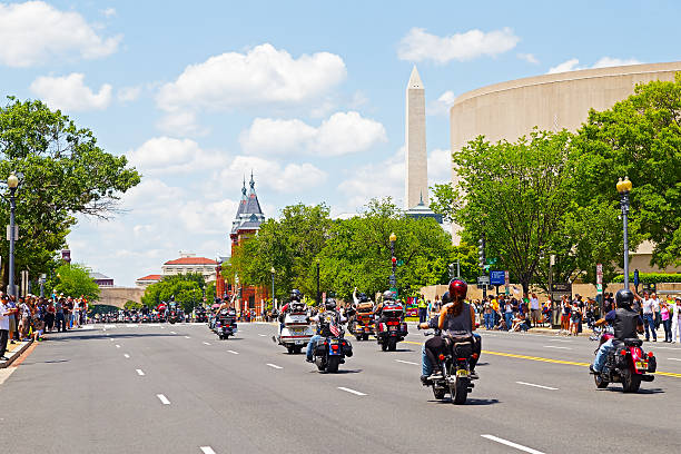 motocykl ride w waszyngtonie wyróżnienia military veterans - honor roll zdjęcia i obrazy z banku zdjęć