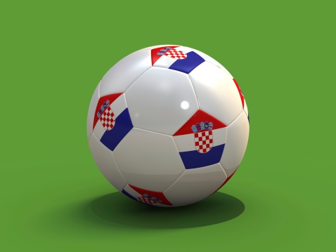 Soccer Ball with flag