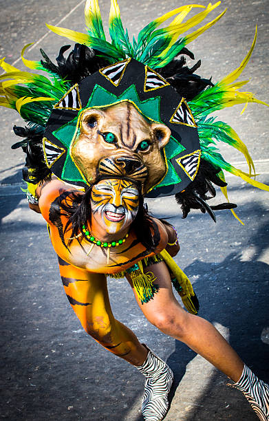Jember, 15 June 2014. Reog Ponorogo appeared at the Southern Regional Arts Festival in Ambulu on 15 June 2014.