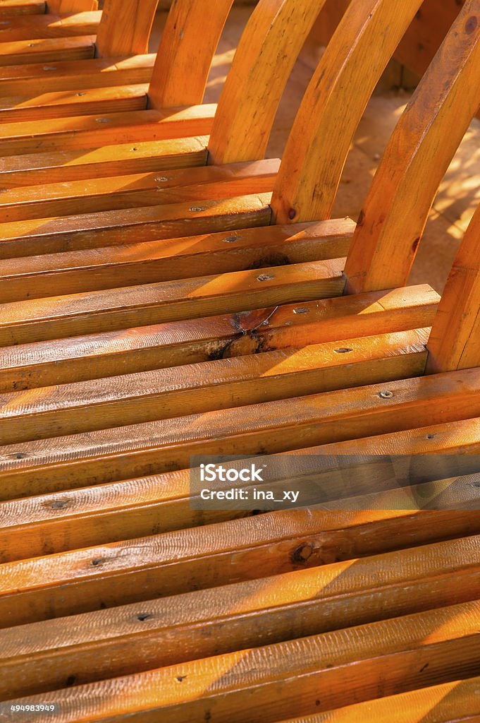 Banco de madera - Foto de stock de Aire libre libre de derechos