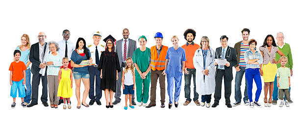 istock Group of Multiethnic Diverse Mixed Occupation People 494984445