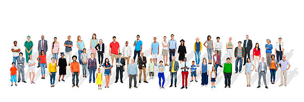 istock Large Group of Multiethnic People with Various Occupations 494984447
