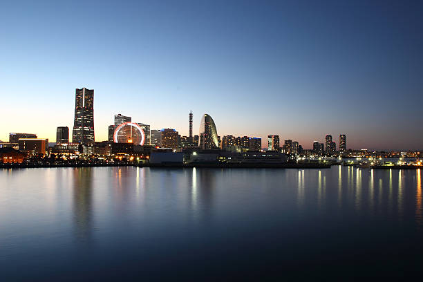 istock Yokohama city , Japan skyline 494984591