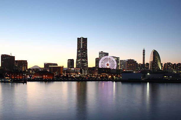 istock Yokohama city , Japan skyline 494984595