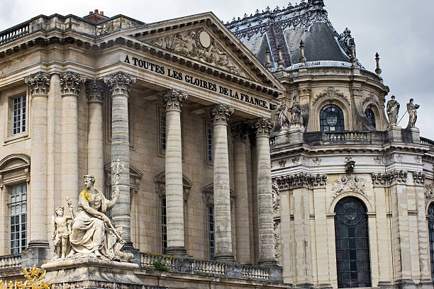 istock Ancient building with French signature 494984985