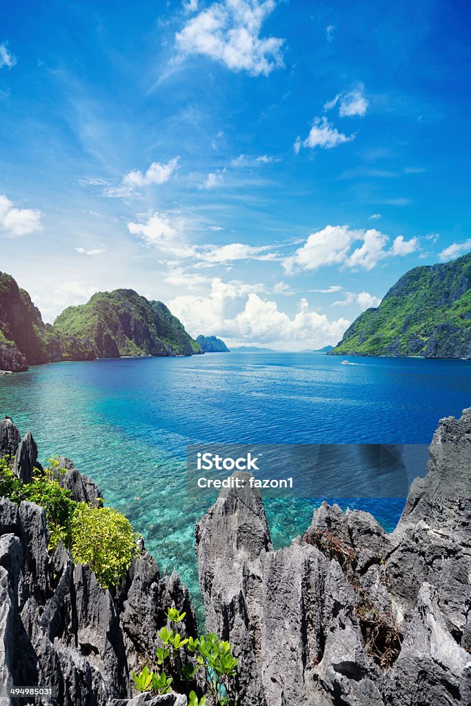 El Nido, Palawan - Philippines Tapiutan Strait in Palawan.  Philippines Stock Photo