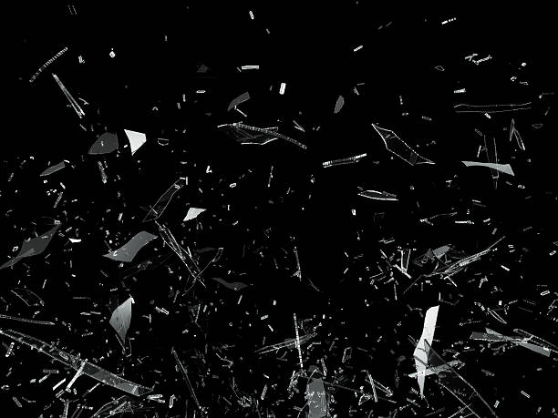 istock Pieces of Broken Shattered glass 495003729