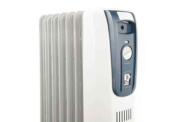 istock Oil heater isolated on white background 495006897
