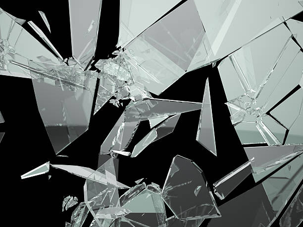 istock Pieces of Broken and Shattered glass 495008317