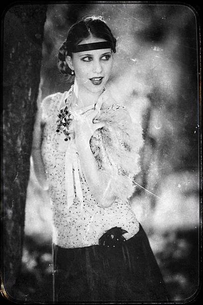 istock Vintage woman portrait 495010695