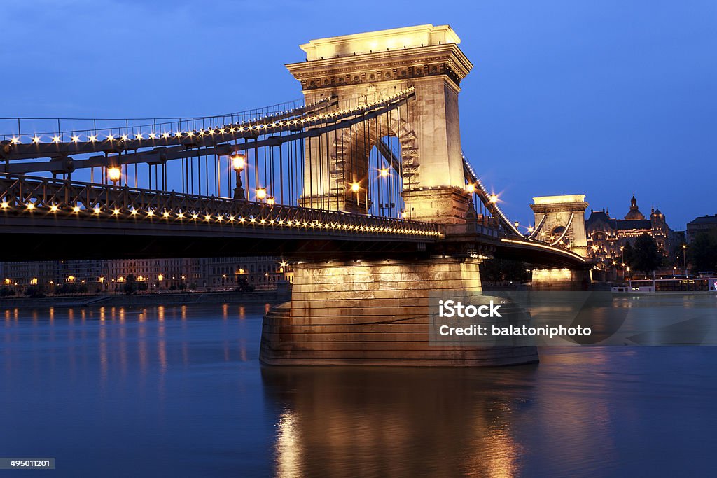 Chain bridge Chain bridge in Budapest Architecture Stock Photo