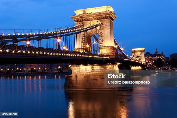 Chain Bridge Stock Photo - Download Image Now - Architecture, Bridge - Built Structure, Budapest