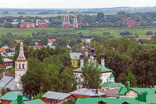 istock Suzdal City Aerial View, Russia 495018402