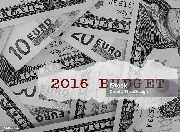 2016 Budget Stock Photo - Download Image Now - 2015, 2016, Advice
