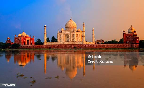 Taj Mahal Agra India Stock Photo - Download Image Now - Taj Mahal, Agra, India