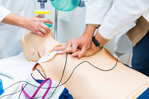 istock CPR seminar,mechanical ventilation and heart massage of dummy 495036308