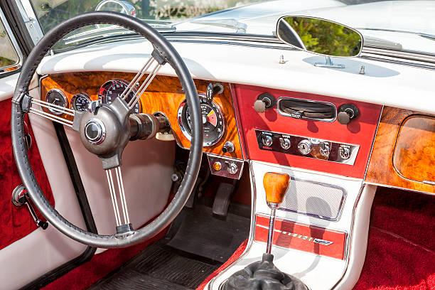 istock Interior of Old Car 495049044