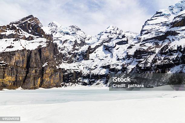 Oeschinensee Kandersteg Switzerland Stock Photo - Download Image Now - 2015, Blue, Europe