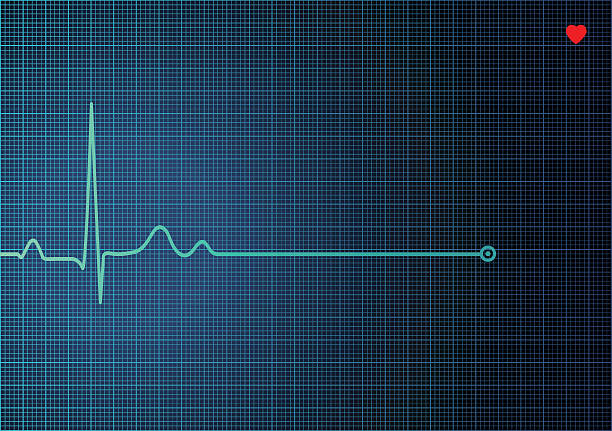 Electrocardiogram EKG EKG Heart Monitor. PDF file is included. monitoring equipment stock illustrations