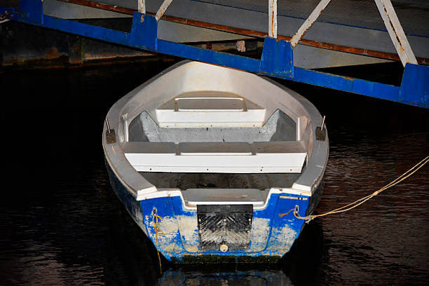 istock Boat moored in port 495053768