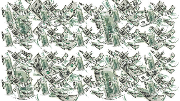 istock Money patterns seamless, money background from dollars 495055418