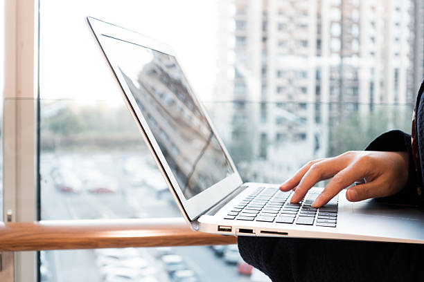 istock businesswoman working on laptop 495055930