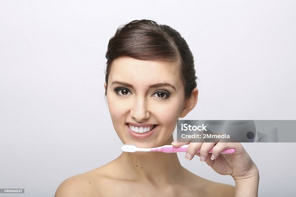 Zahnpflege - Lizenzfrei Auge Stock-Foto