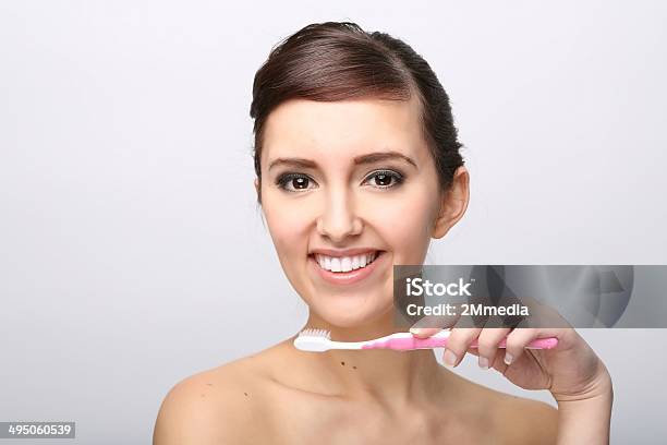 Zahnpflege Stockfoto und mehr Bilder von Auge - Auge, Braunes Haar, Computerausdruck