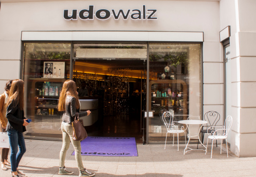 Berlin, Germany - May 30, 2014: Udo Walz hairdressing salon in Berlin Kurfürstendamm