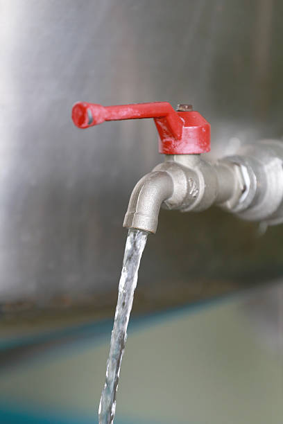 istock Water flowing from the tap. 495063842