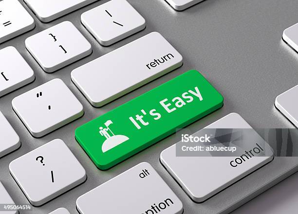 Its Easy Stock Photo - Download Image Now - Effortless, Keypad, 2015