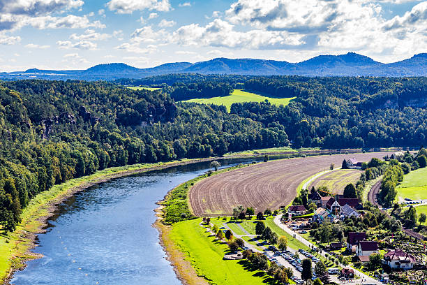 istock Saxon Switzerland. View from the abbey Bastei. 495066840