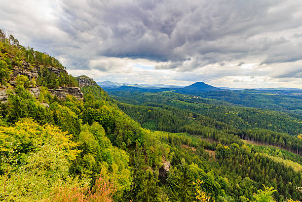 istock surroundings from stone bridge Pravcicka brana 495068286