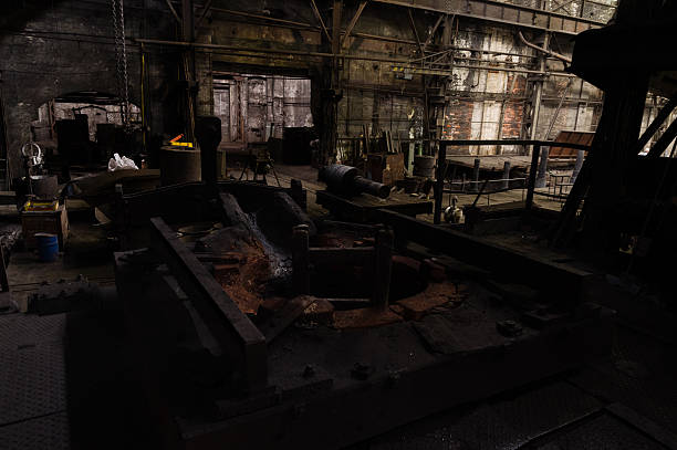 istock Furnace of Abandoned Foundry 495070648