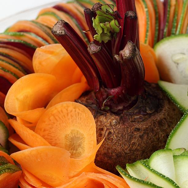 salad  cucumber Beetroot Carrot sliced
