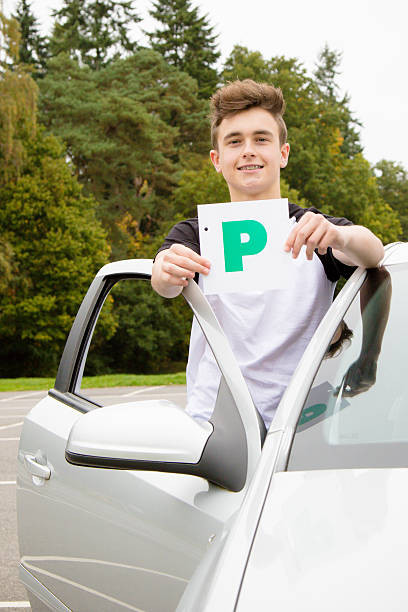 istock Teenage Boy with P Plate 495077622